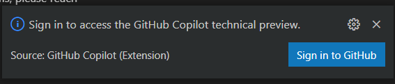 sign-in pop up